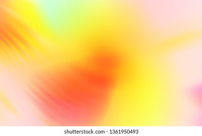 Light Red, Yellow vector blurred shine abstract texture. An elegant bright illustration with gradient. New design for your business.