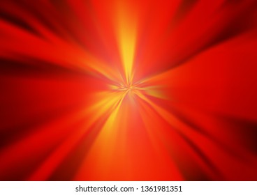Light Red, Yellow vector blurred background. A vague abstract illustration with gradient. The best blurred design for your business.