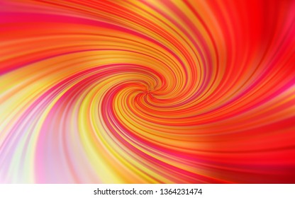 Light Red, Yellow vector blurred bright texture. Shining colored illustration in smart style. Blurred design for your web site.