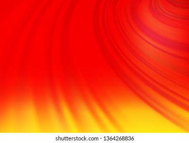 Light Red, Yellow vector blurred background. Colorful illustration in abstract style with gradient. The elegant pattern for brand book.