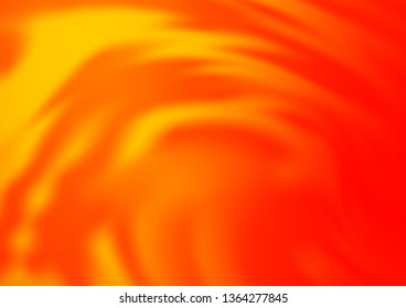 Light Red, Yellow vector blurred bright template. A completely new color illustration in a bokeh style. A completely new design for your business.
