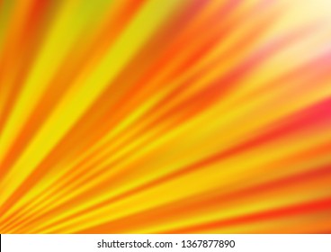 Light Red, Yellow vector blurred and colored template. Colorful abstract illustration with gradient. Brand new design for your business.
