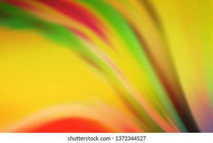 Light Red, Yellow vector blurred bright template. Colorful illustration in abstract style with gradient. Completely new design for your business.