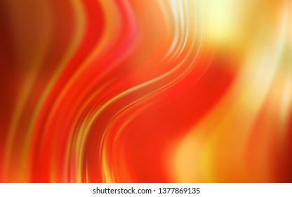Light Red, Yellow vector blurred bright template. An elegant bright illustration with gradient. Background for a cell phone.