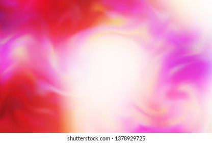 Light Red, Yellow vector blurred bright template. New colored illustration in blur style with gradient. Blurred design for your web site.