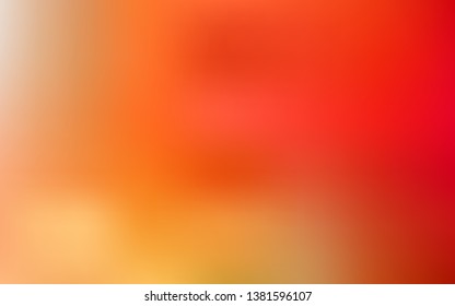 Light Red, Yellow vector blurred shine abstract template. Creative illustration in halftone style with gradient. Blurred design for your web site.