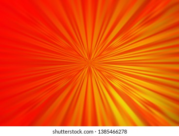 Light Red, Yellow vector blurred and colored background. Colorful abstract illustration with gradient. The best blurred design for your business.