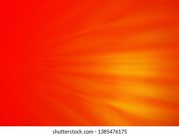 Light Red, Yellow vector blurred bright template. Colorful abstract illustration with gradient. The elegant pattern for brand book.