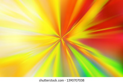 Light Red, Yellow vector blurred bright template. Shining colored illustration in smart style. Smart design for your work.