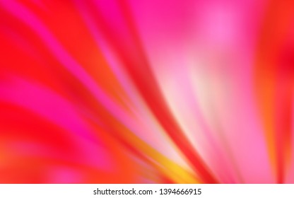 Light Red, Yellow vector blurred template. An elegant bright illustration with gradient. Completely new design for your business.