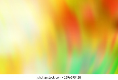 Light Red, Yellow vector blurred pattern. A completely new colored illustration in blur style. Blurred design for your web site.