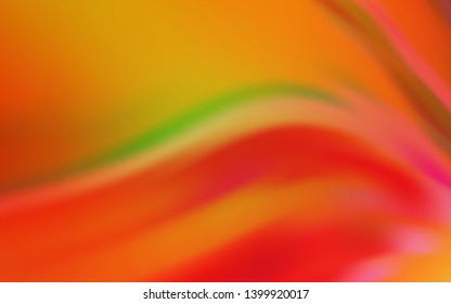 Light Red, Yellow vector blurred background. Colorful abstract illustration with gradient. Completely new design for your business.