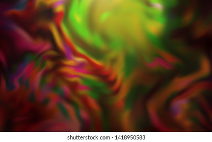 Light Red, Yellow vector blurred bright texture. Colorful illustration in abstract style with gradient. Elegant background for a brand book.