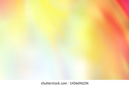 Light Red, Yellow vector blurred background. Creative illustration in halftone style with gradient. Blurred design for your web site.