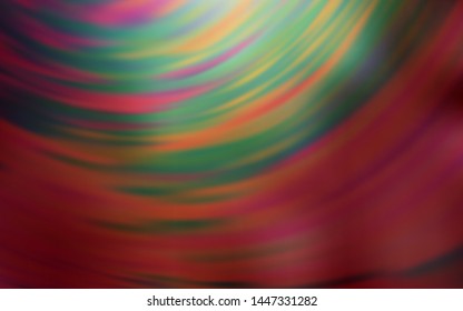 Light Red, Yellow vector blurred shine abstract template. A completely new colored illustration in blur style. Background for designs.