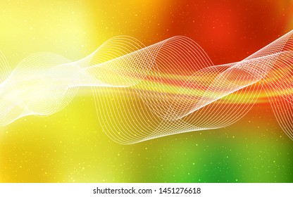 Light Red, Yellow vector blurred background. Modern abstract illustration with gradient. Blurred design for your web site.