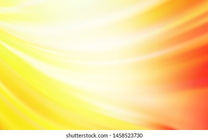 Light Red, Yellow vector blurred shine abstract texture. Shining colored illustration in smart style. Elegant background for a brand book.