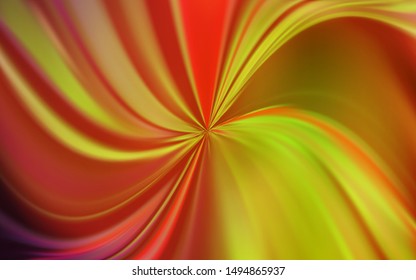 Light Red, Yellow vector blurred template. Colorful abstract illustration with gradient. New way of your design.