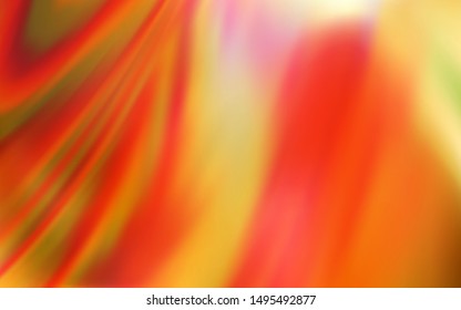 Light Red, Yellow vector blurred bright texture. Shining colored illustration in smart style. Background for a cell phone.