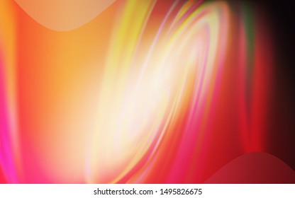Light Red, Yellow vector blurred bright template. Colorful abstract illustration with gradient. Background for a cell phone.