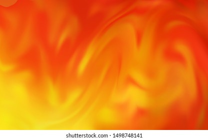 Light Red, Yellow vector blurred and colored pattern. A completely new colored illustration in blur style. Smart design for your work.