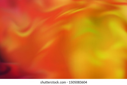 Light Red, Yellow vector blurred background. Modern abstract illustration with gradient. Elegant background for a brand book.