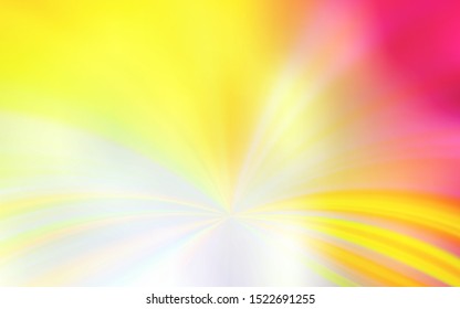 Light Red, Yellow vector blurred shine abstract background. A completely new colored illustration in blur style. Background for a cell phone.