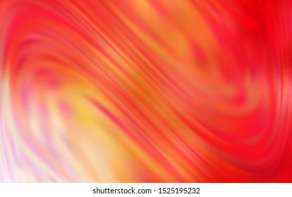 Light Red, Yellow vector blurred bright template. A completely new colored illustration in blur style. New style design for your brand book.