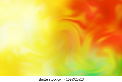 Light Red, Yellow vector blurred shine abstract template. Creative illustration in halftone style with gradient. New way of your design.