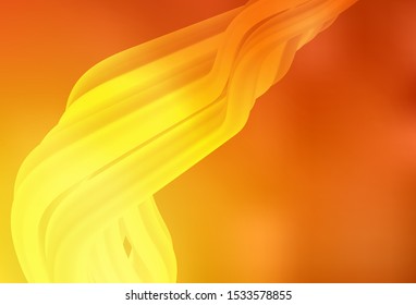 Light Red, Yellow vector blurred shine abstract texture. Glitter abstract illustration with gradient design. Background for designs.