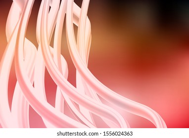 Light Red, Yellow vector blurred template. A completely new colored illustration in blur style. Background for designs.