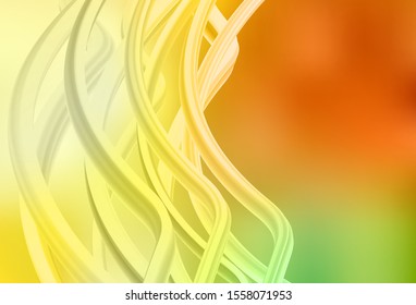 Light Red, Yellow vector blurred background. Abstract colorful illustration with gradient. New style design for your brand book.