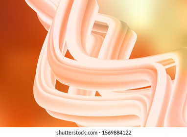 Light Red, Yellow vector blurred bright template. Colorful illustration in abstract style with gradient. Elegant background for a brand book.