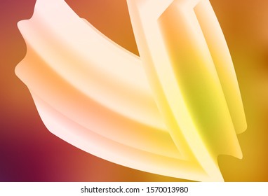 Light Red, Yellow vector blurred bright pattern. Creative illustration in halftone style with gradient. Smart design for your work.