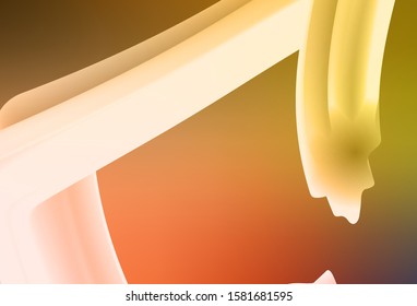 Light Red, Yellow vector blurred bright template. Colorful abstract illustration with gradient. Background for a cell phone.