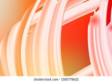 Light Red, Yellow vector blurred bright pattern. New colored illustration in blur style with gradient. New style for your business design.