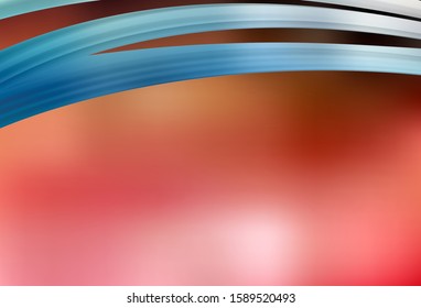 Light Red, Yellow vector blurred bright texture. A completely new colored illustration in blur style. The best blurred design for your business.