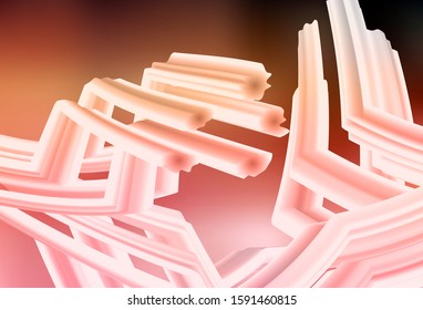 Light Red, Yellow vector blurred and colored pattern. Colorful abstract illustration with gradient. Blurred design for your web site.