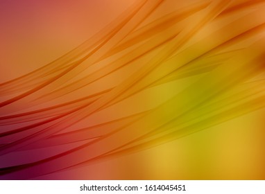 Light Red, Yellow vector blurred bright texture. Glitter abstract illustration with gradient design. Blurred design for your web site.