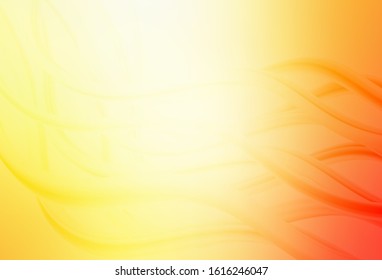 Light Red, Yellow vector blurred and colored pattern. Glitter abstract illustration with gradient design. New design for your business.