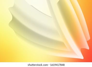 Light Red, Yellow vector blurred and colored pattern. Colorful illustration in abstract style with gradient. Elegant background for a brand book.