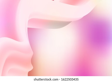 Light Red, Yellow vector blurred background. A completely new colored illustration in blur style. New style for your business design.