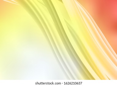 Light Red, Yellow vector blurred shine abstract texture. Colorful illustration in abstract style with gradient. Smart design for your work.