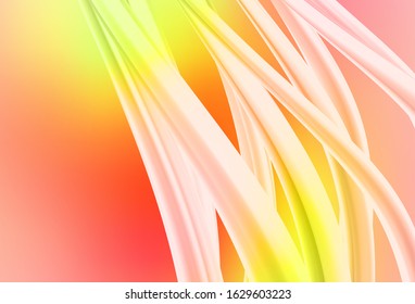 Light Red, Yellow vector blurred template. Glitter abstract illustration with gradient design. The best blurred design for your business.