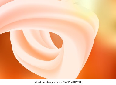 Light Red, Yellow vector blurred bright template. Creative illustration in halftone style with gradient. Background for designs.