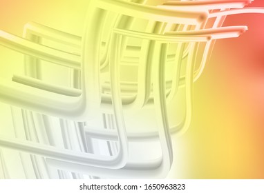 Light Red, Yellow vector blurred and colored pattern. Modern abstract illustration with gradient. Blurred design for your web site.