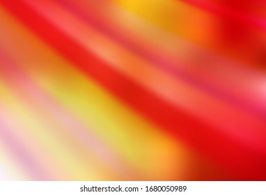 Hellrote, gelbe Vektorillustration unscharfe glänzende abstrakte Vorlage. Abstrakte farbige Illustration mit Farbverlauf. Neues Design für Ihr Markenbuch.
