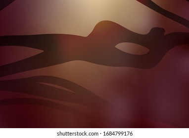 Hellrotes, gelbes Vektorillustration unscharfes und farbiges Muster. Eine komplett neue farbige Illustration im unscharfen Stil. Das beste unscharfe Design für Ihr Unternehmen.