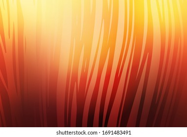 Light Red, Yellow vector blurred shine abstract template. Modern abstract illustration with gradient. Background for designs.