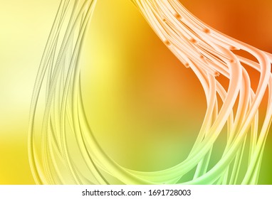 Color rojo claro, vector amarillo, textura brillante. Ilustración abstracta de color con degradado. Diseño inteligente para su trabajo.